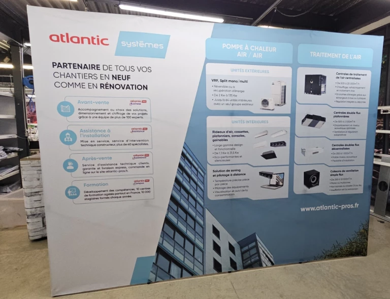 Stand parapuie pour stand événementiel léger