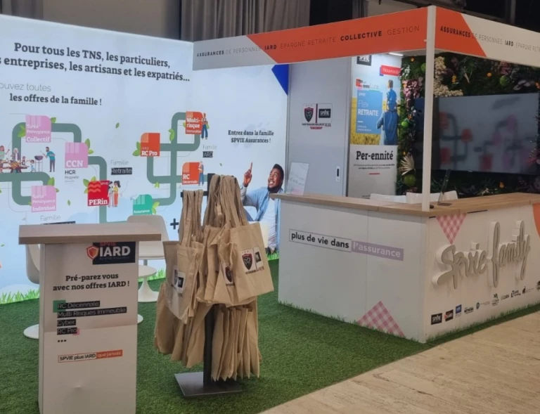 Stand d'exposition - stand hybrid