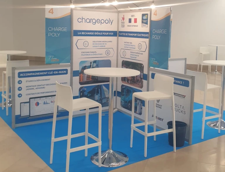 Installation pour organisateur de salon