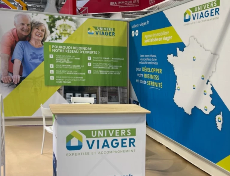 Stand coverup personnalisable et réutilisable Lyon