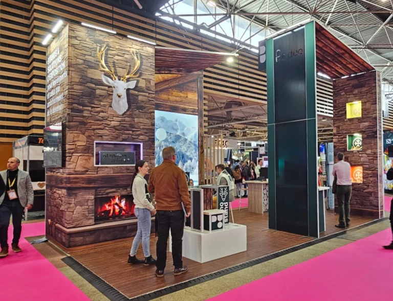 Stand exposition innovant avec effet tompe l'oeil