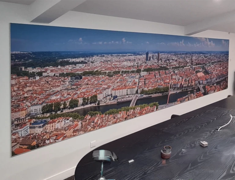 Tableau decoratif écologique avec matériaux recyclés