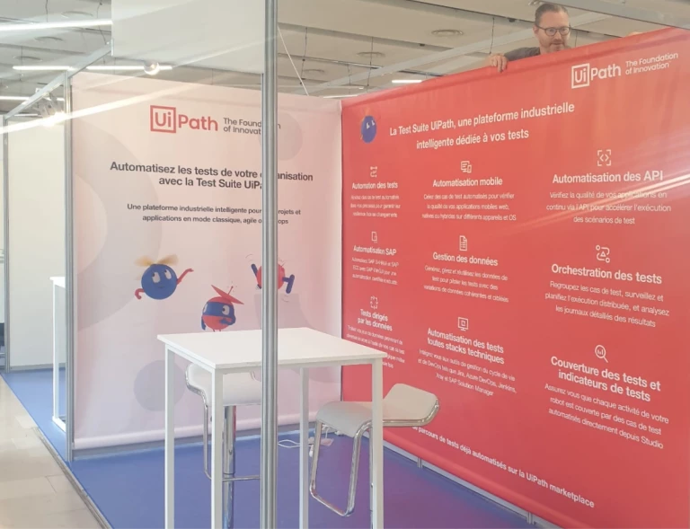 Signalétique sur cloison organisateur Lyon