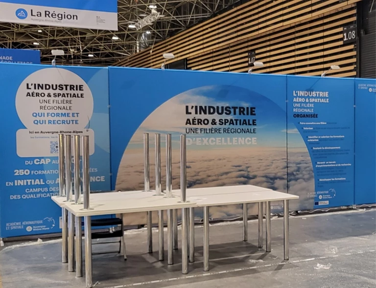 Stand ultra-portable en Rhone-Alpes