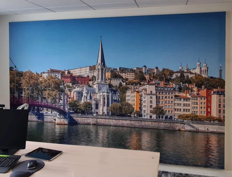 Cadres acoustiques décoratifs en tissu tendu