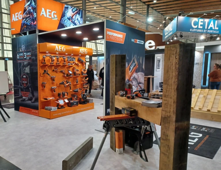 Stand modulaire facile à monter soi-même