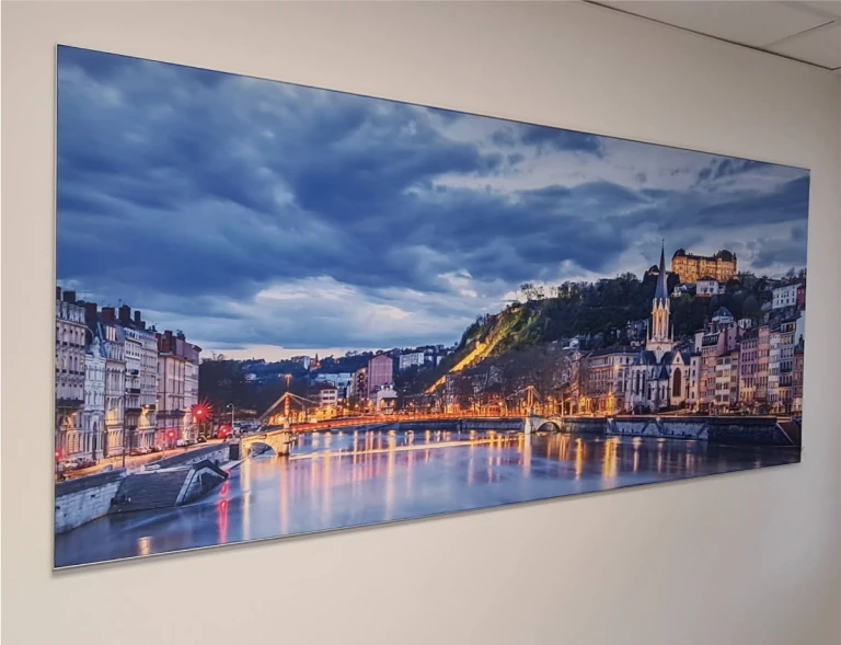 Tableaux acoustiques décoratifs en tissu tendu